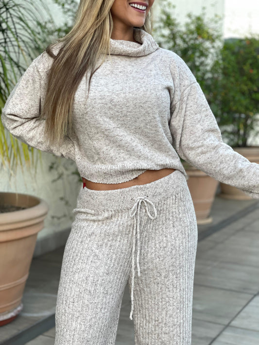 CONJUNTO TRICOT CLARA